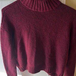 American Eagle Burgundy Sweater